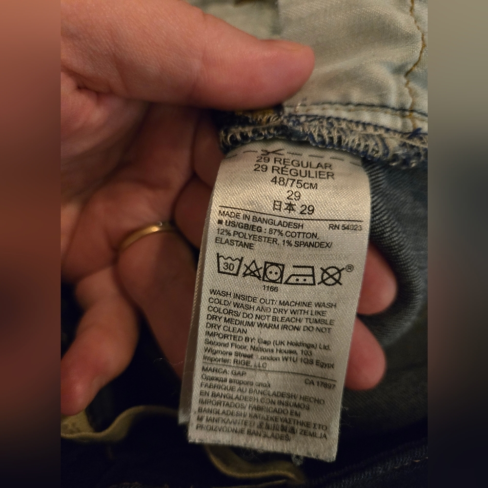 Gap Curvy True Skinny Indigo Dark Wash Jeans - Picture 16 of 16